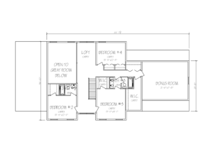 Just the Right Amount second floor plan