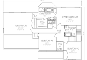 Northwood second floor plan