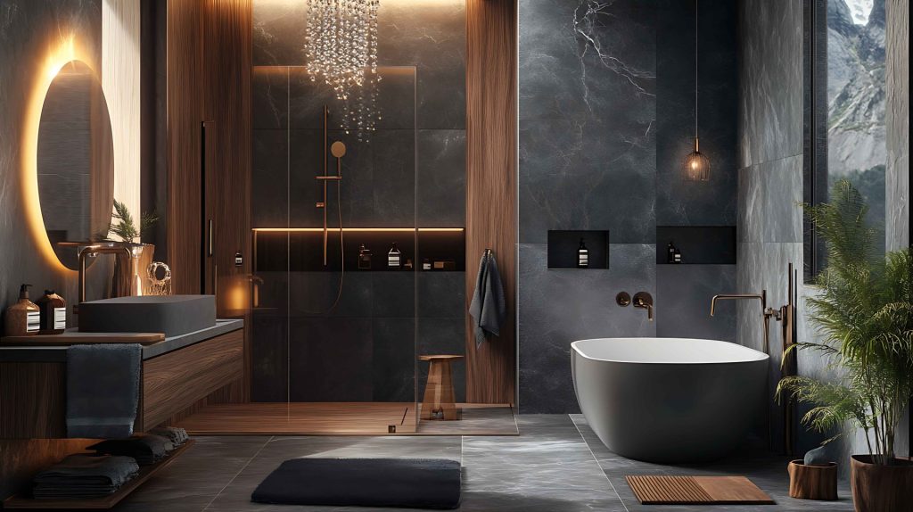 Wellness bathroom remodel by Carriage Manor Builders